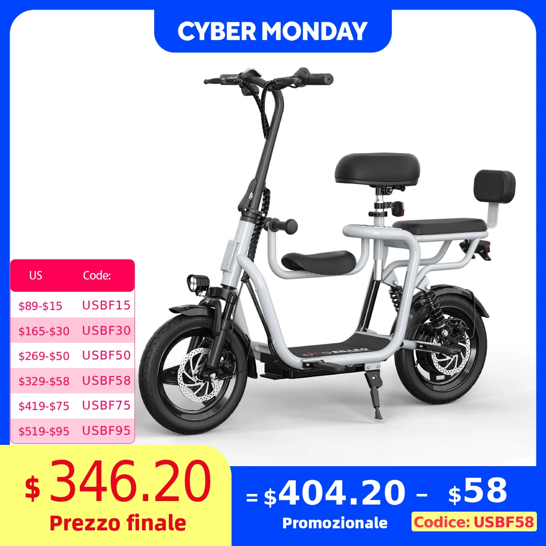 

36V E Scooter with Seat,Adults Electric Scooter with 500W Power Motor 17.4mph 20 Mile,with Height Adjustable Seat & Dual Brakes
