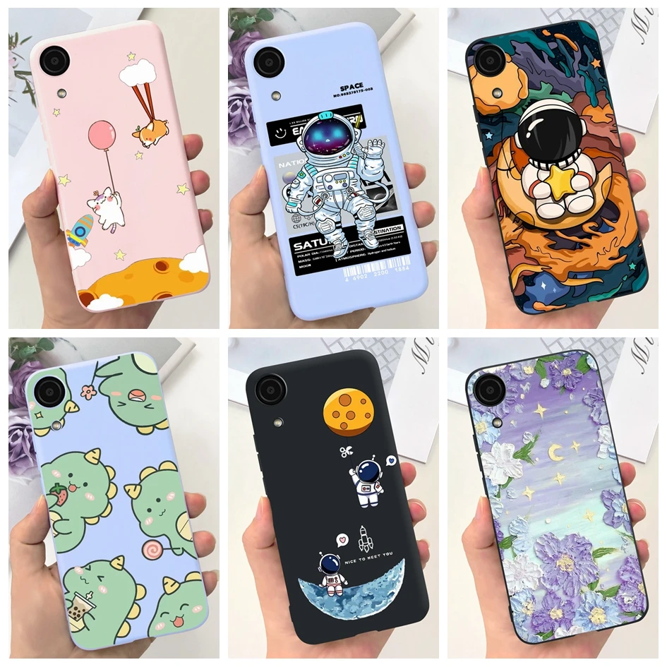 For Samsung Galaxy A03 Core SM-A032F Case Cute Astronaut Silicon Soft TPU Phone Case For Samsung A03 SM-A035F A03Core Back Cover