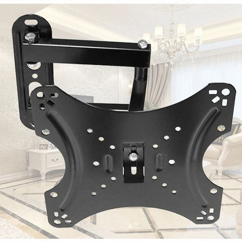 Universal 20KG Adjustable TV Wall Mount Bracket Flat Panel TV Frame Support 15 Degree Tilt For 14-42 Inch LCD LED