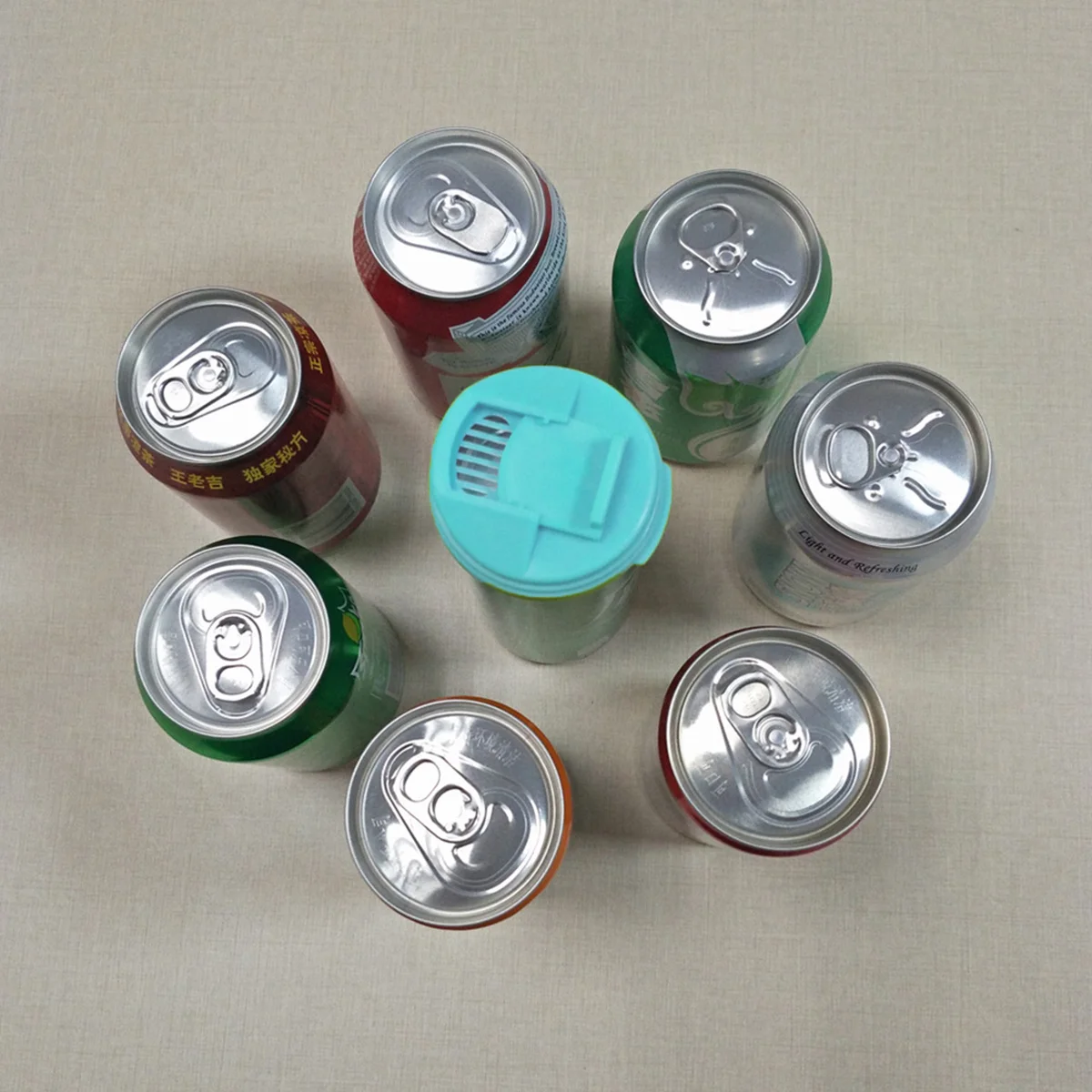 

4Pcs Leakproof Can Covers Reusable Beverage Cap Portable Compact Plastic Seal Lid for Standard Cans Beverage Cap