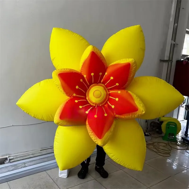 

Надувные воздушные модели цветочных растений с воздуходувками для наружных квадратов и реквизита для украшения торгового центра