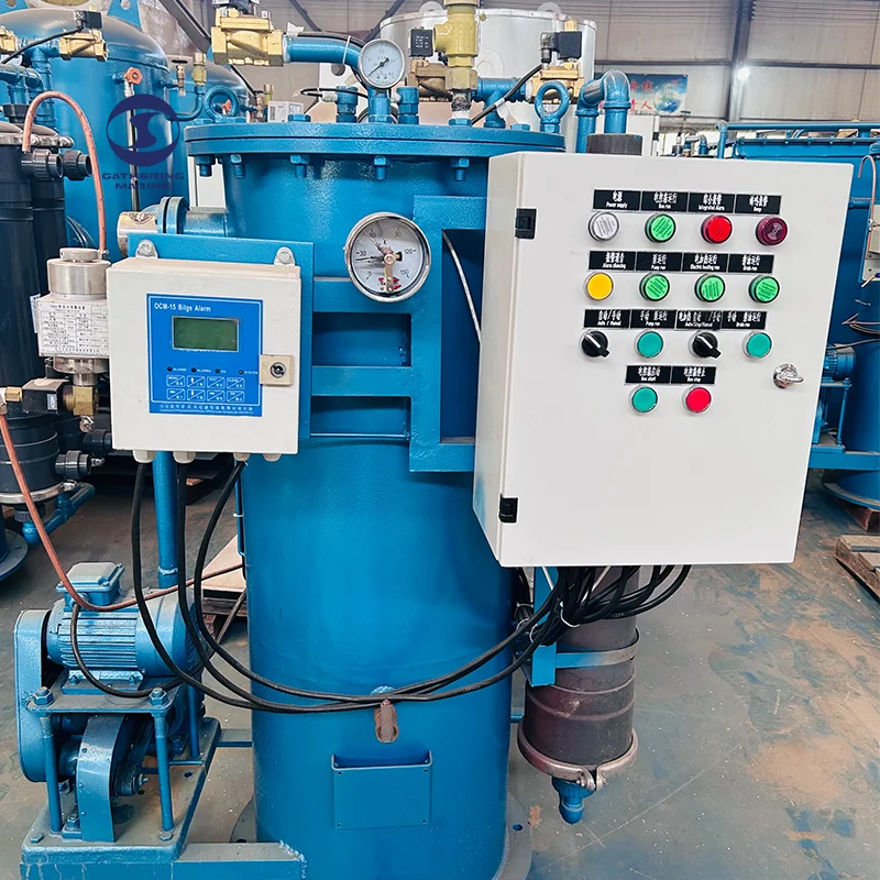 15ppm Marine Oil Dewatering Separator Bilge Pump Oily Water Separator