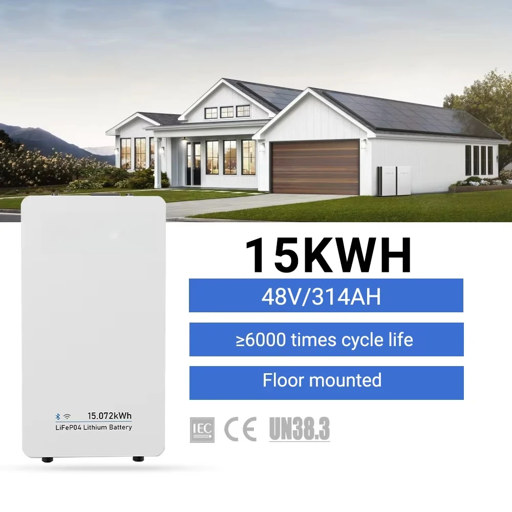 Lithium-on Battery Pack 48V 15kwh 314Ah Home Energy Storage Lifepo4 with Long 6000 Cycle Life
