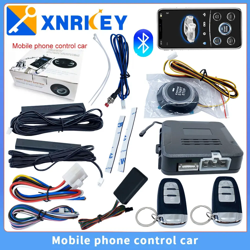 

XRNKEY IPhone APP control Automatic Start Stop Keyless Entry System Central Lock Automation remote Start Engine Smart Car