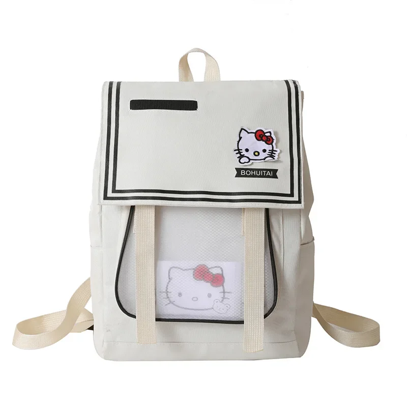 Sanrio-Bolso de mano de dibujos animados Hello Kitty para portátil, bolso de un solo hombro ligero, resistente a las manchas, gran capacidad, ocio, nuevo