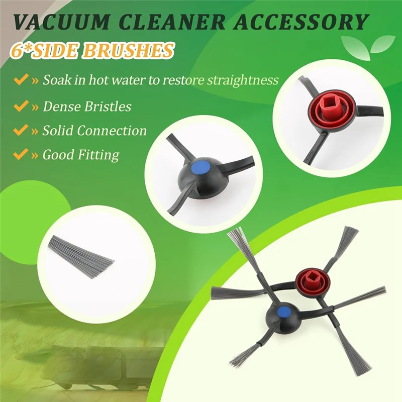 【الليوم فقط】قطع غيار لـ ECOVACS DEEBOT T30S/T30S PRO/T30S AI/T30S AI Care Robot Vacuum Accessories Kit #4
