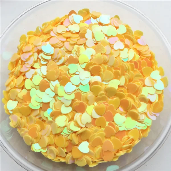 Heart Shape PVC Loose Sequins, Glitter Paillettes for Nail Art, Manicure, Sewing, Wedding Decoration, Confetti, 20G, 4mm