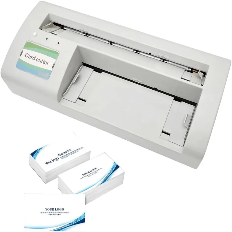 

Automatic Business Card Slitter 89x51mm/3.5x2in Card Size 110V for Business Name Card A4 Electric Paper Card Cutter