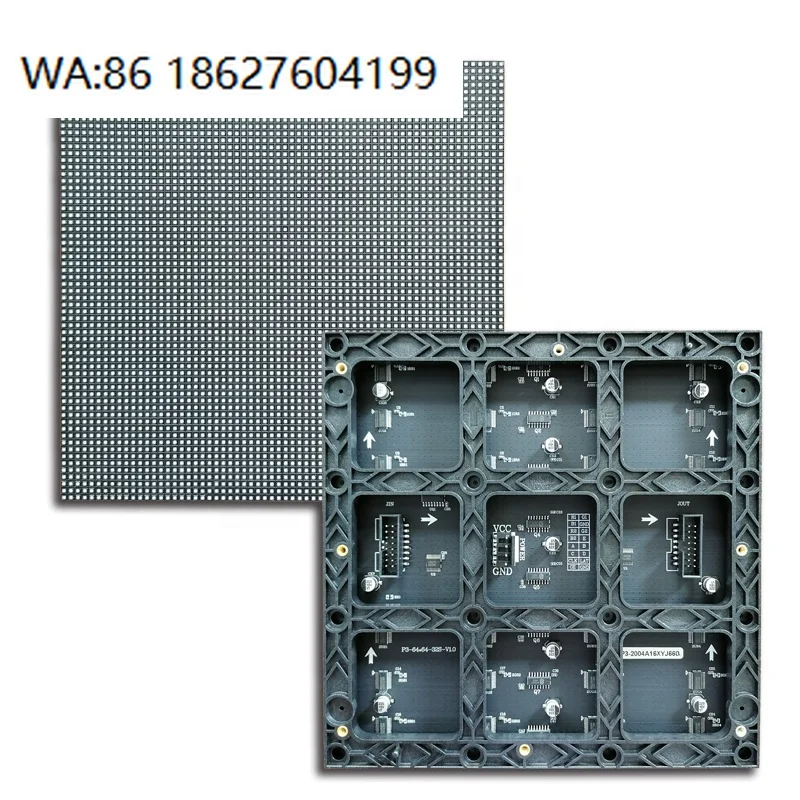 

P3 64*64 Dots LED Module Indoor Mall Elevator Education Wayfinding Display Screen