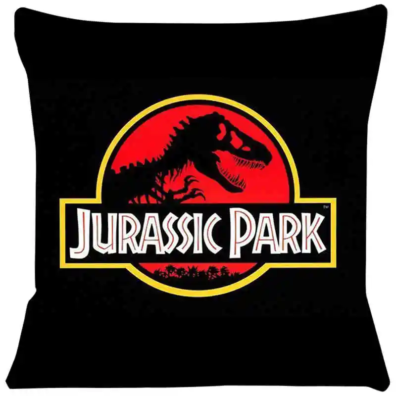 Cushion Cover for Sofa Jurassic Park Pillow Case Cover Seat Car Throw Pillowcase 45X45cm For Home Decorative SJ-501