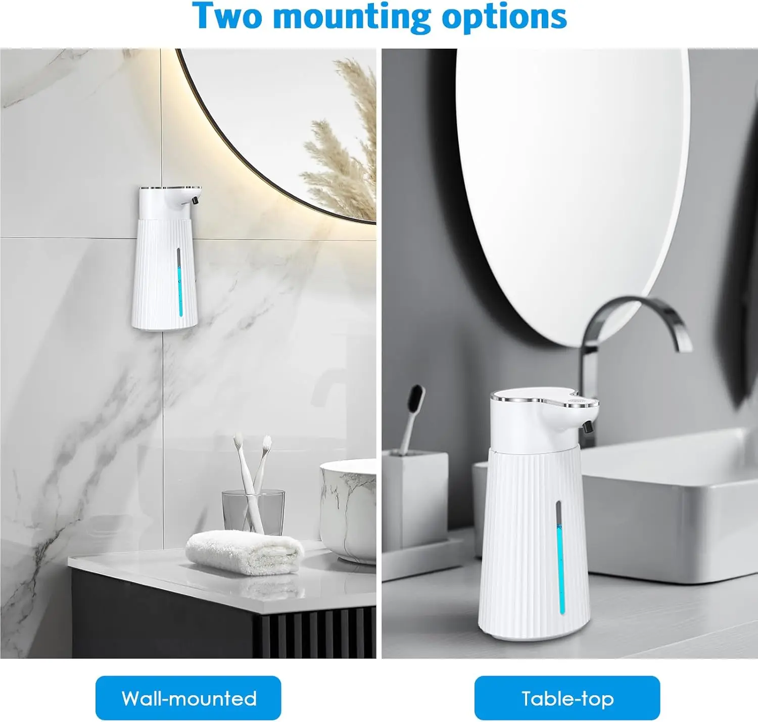 STLF Rechargeable Wall Mounted Touchless Automatic Sensor Foam Liquid Soap Dispenser Kitchen Restaurant Soap Dispenser