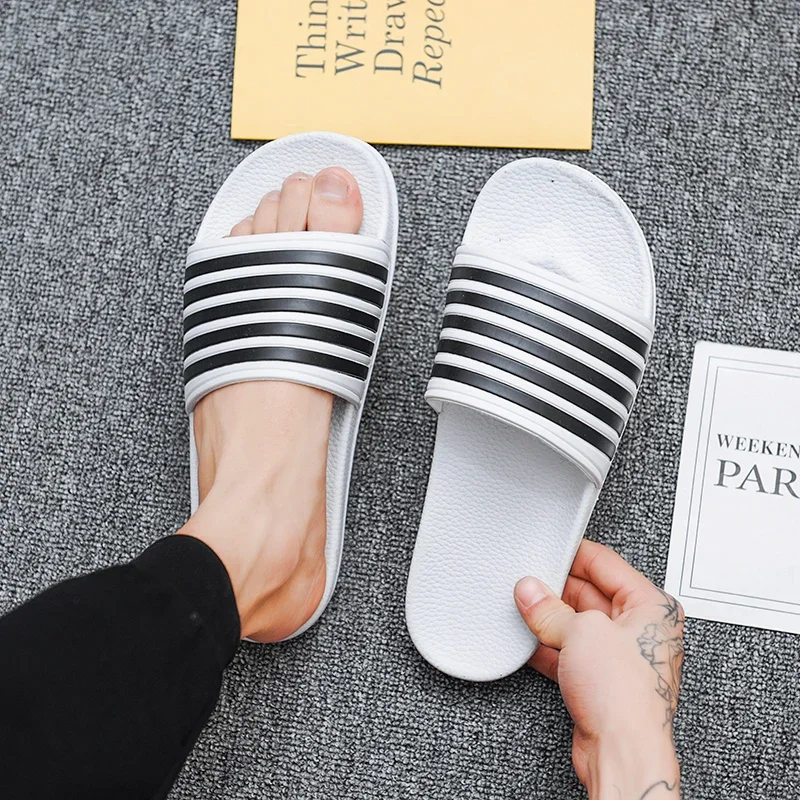 Summer Man Slippers for Men Slipper Slides Shoes Men Original Shiatsu Slippers Luxury 2024 Summer Men's Sandals Flip Flop House