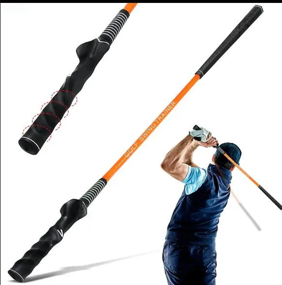 Custom Logo Golf Swing Practice Stick Trainer for Men Women Tempo, Grip, Posture & Swing Path Training Aid