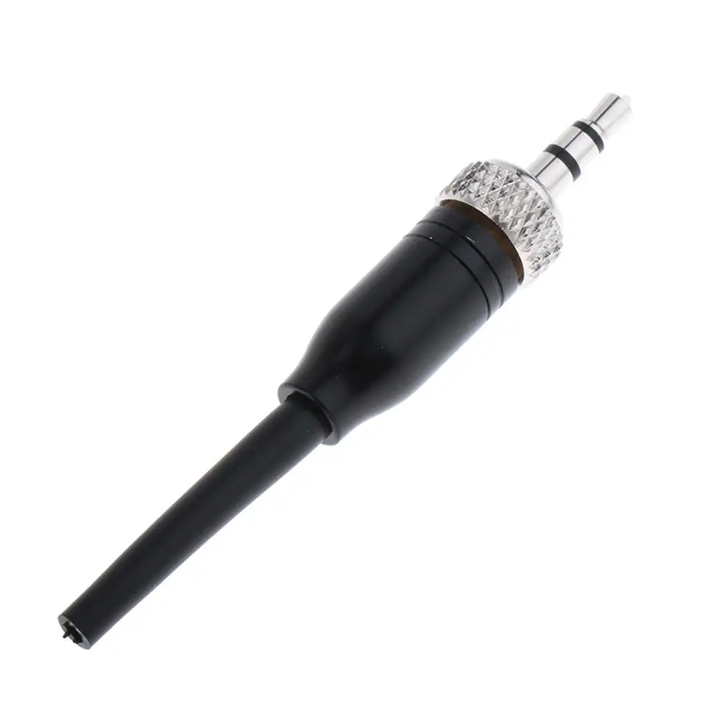 Imagen 7: 1 conector DIY de enchufe estéreo con bloqueo de 3,5 mm para micrófono negro