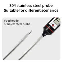 1PCS 300℃ Digital Food Thermometer For Meat Kitchen Cooking Water Milk Food Probe Temperature Meter BBQ Electronic Oven Tool 2