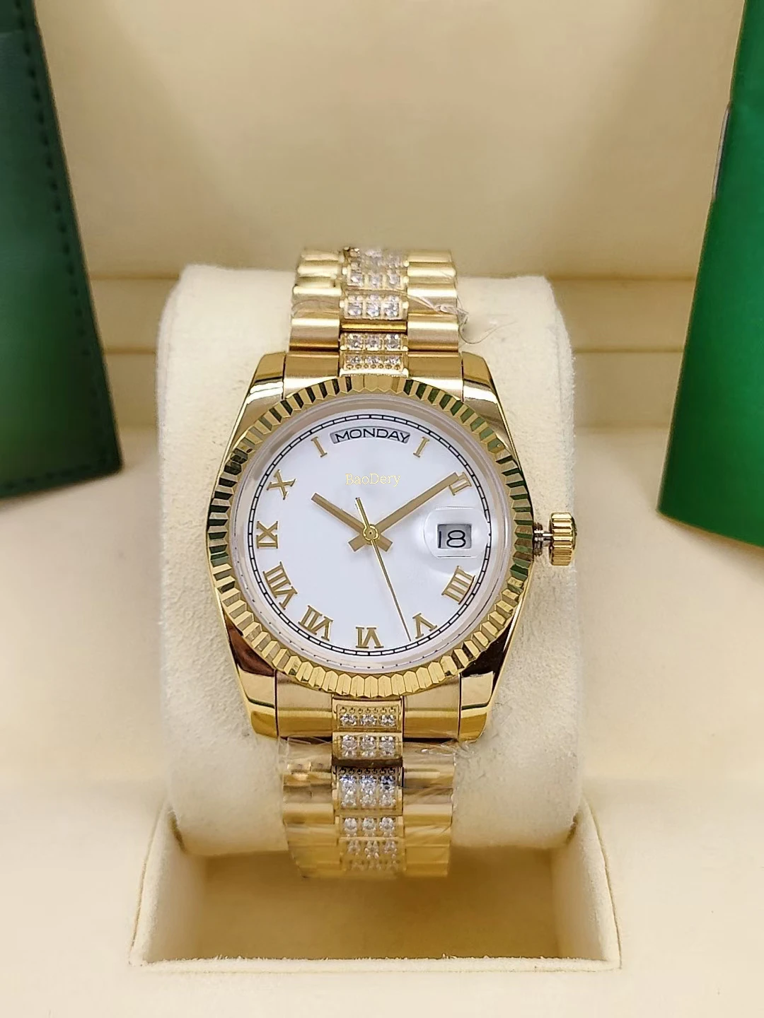 36mm High-End Women’s Watch with Pointer Display, Hot Selling Mechanical Watch