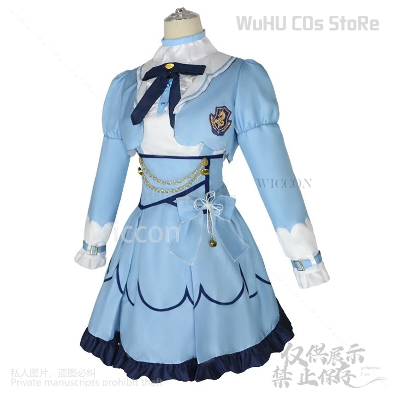 Anime YouTuber VTuber NIJISANJI Vliver Cosplay Amamiya Kokoro Costume Lolita Dress Wig Sexy Lovely Suit For Girls Customized