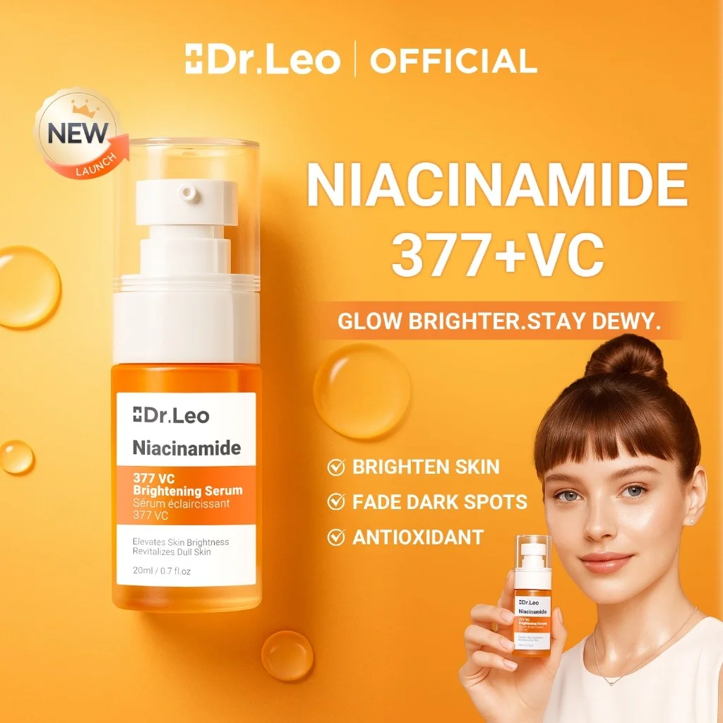 دكتور ليو سيم وايت 377 لوشن مبيض مزيل البقع الداكنة نياسيناميد تبييض جوهر ترطيب يقلل الاحمرار 20 مللي