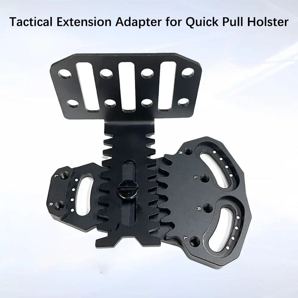 Tactical Extension Adapter , Adjustable Negative Cant Plate Right-Angled for QLS System Extension Magazine Metal Accessory