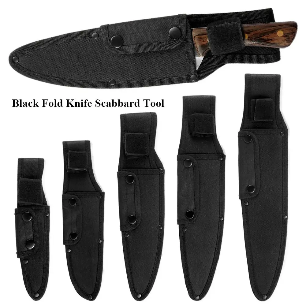 Knife Sheath Holster Oxford Sheath Holder Pocket Hunt Flashlight Case Camp Outdoor Carry Belt Loop Case Fold Knife Tool