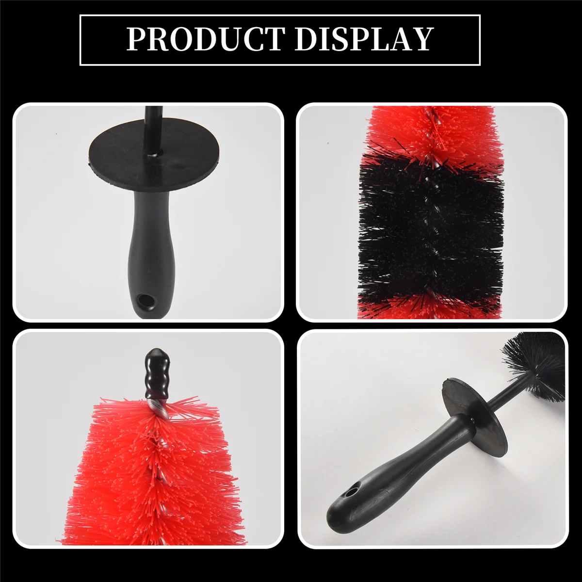 

# 19 Вт автомобильные детали и аксессуары, щетка для мытья колес автомобиля, мотоцикла, обод колеса, черный и красный