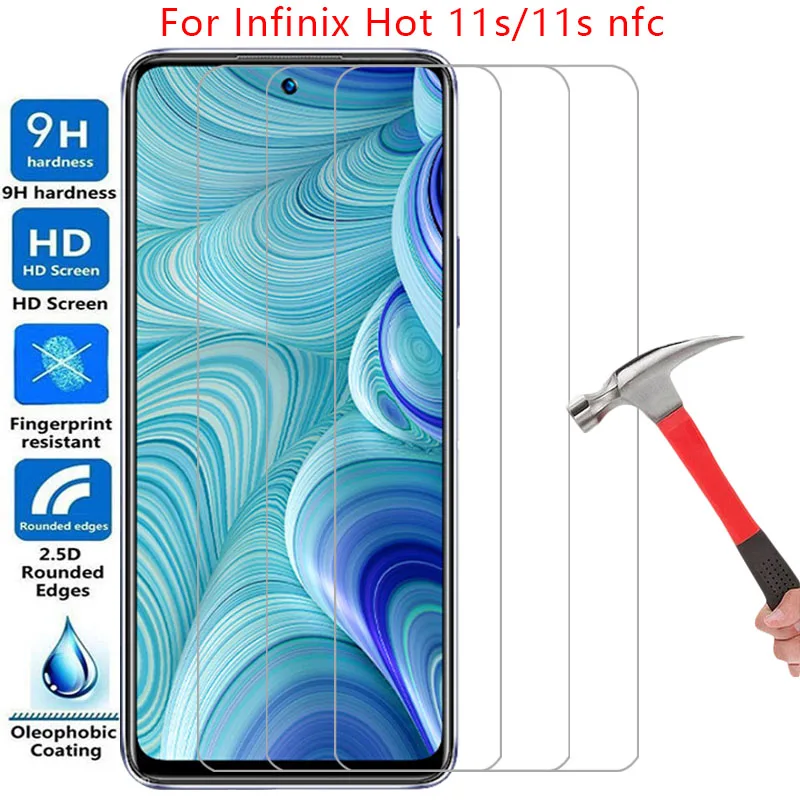 screen protector for infinix hot 11s nfc protective tempered glass on infinity hot11s 11 s s11 phone film glas 9h infini infix