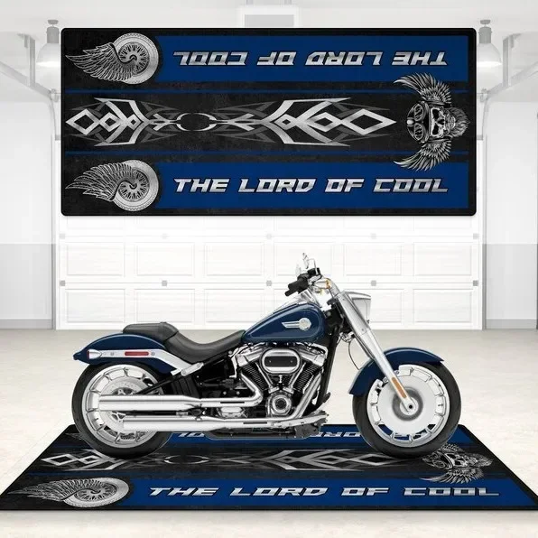 Garage Mat Motorcycle Carpet Racing Cool Moto Display Yamaha  Carpets for Honda Kawasaki BMW Anti-slip Floor Decoration Rug