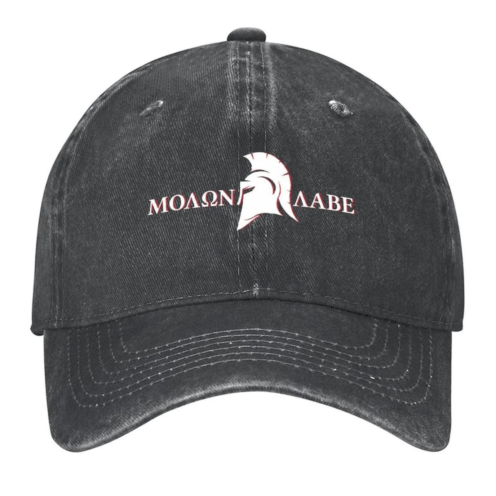 

Spartan Molon Lave - Come and get them Leonidas quote. Baseball Cap Ball Cap black Sunscreen Snap Back Hat Hats Man Women's