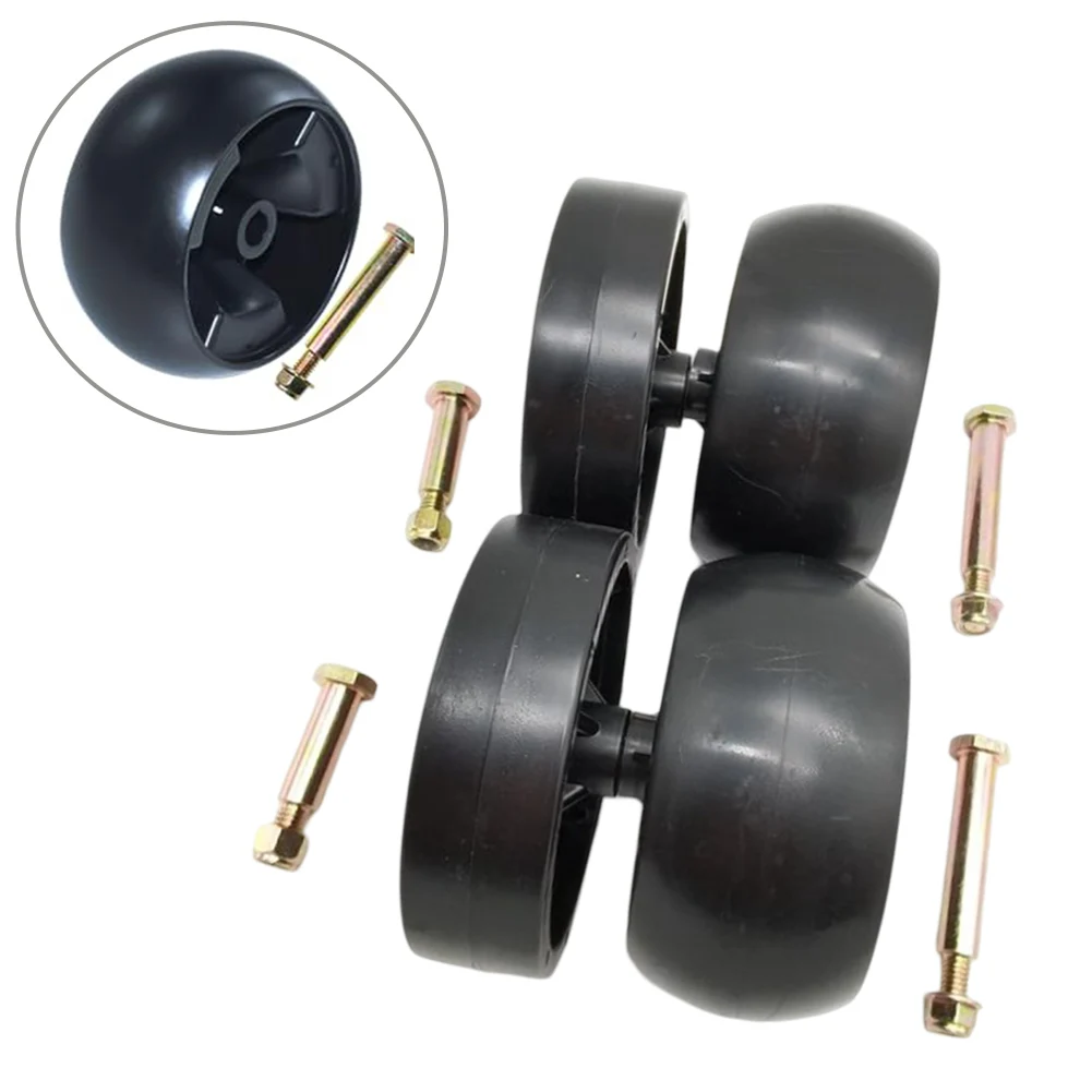 4 Pack Lawn Tractor Deck Wheels Compatible with Various Models Including PYT9000 For for Enhanced PerFor formance