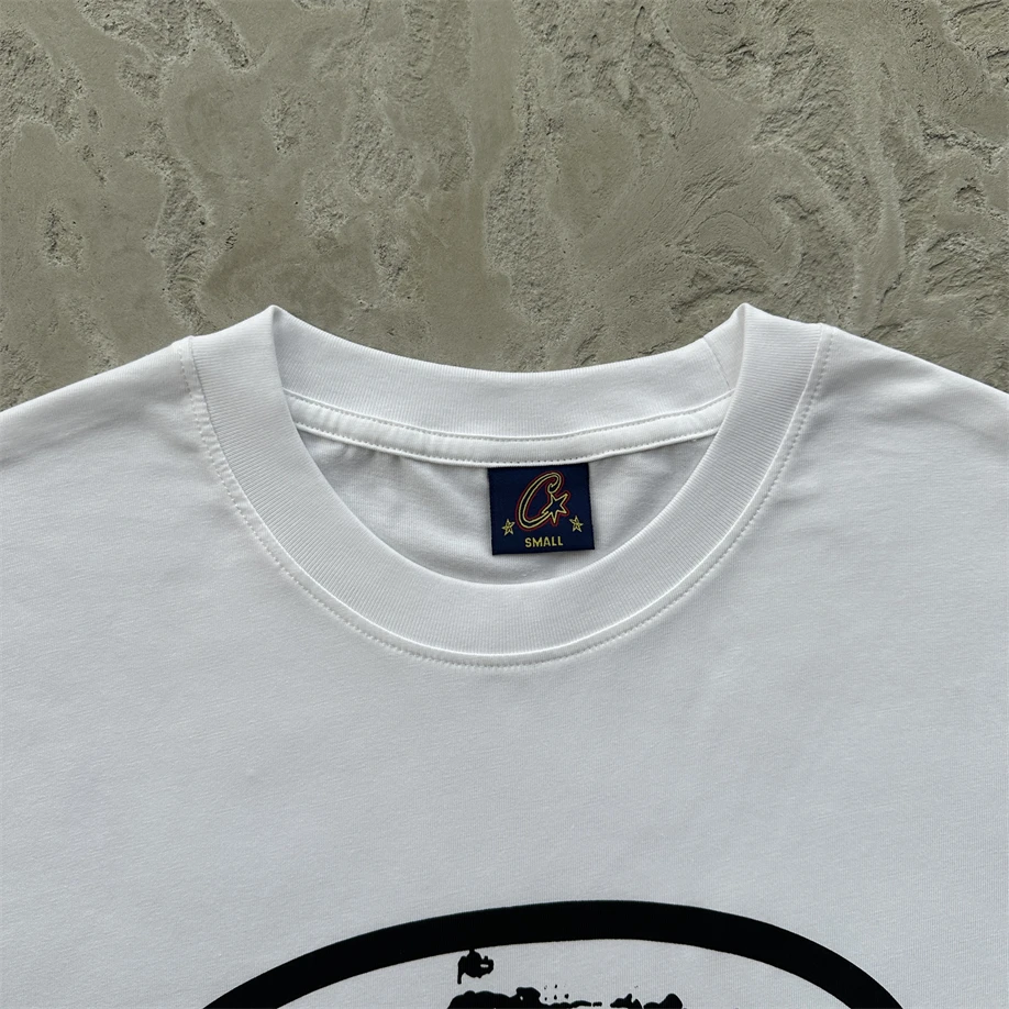 

Summer New Faion Print Sculpture ort Sve T-irt Casual High Street ex Versatile f Sve Women's Sle round Ne