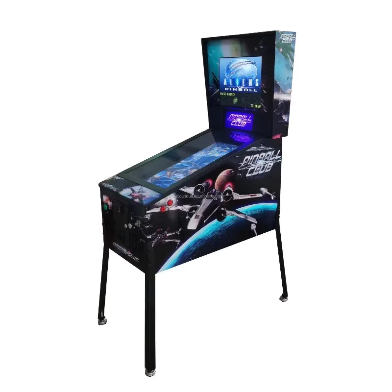 Luxury 32-Inch Virtual Pinball Machine 66 Games Board Arcade Game Spanish Language Coin Payment-For Sale Customized