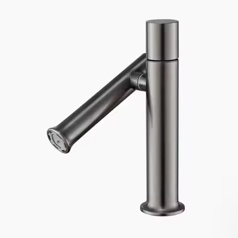 304 Stainless Steel Bathroom Basin Faucet Hot Cold Mixer 2 Mode Water Outlet Universal Faucet Sink Tap Deck Mounted Single Hole
