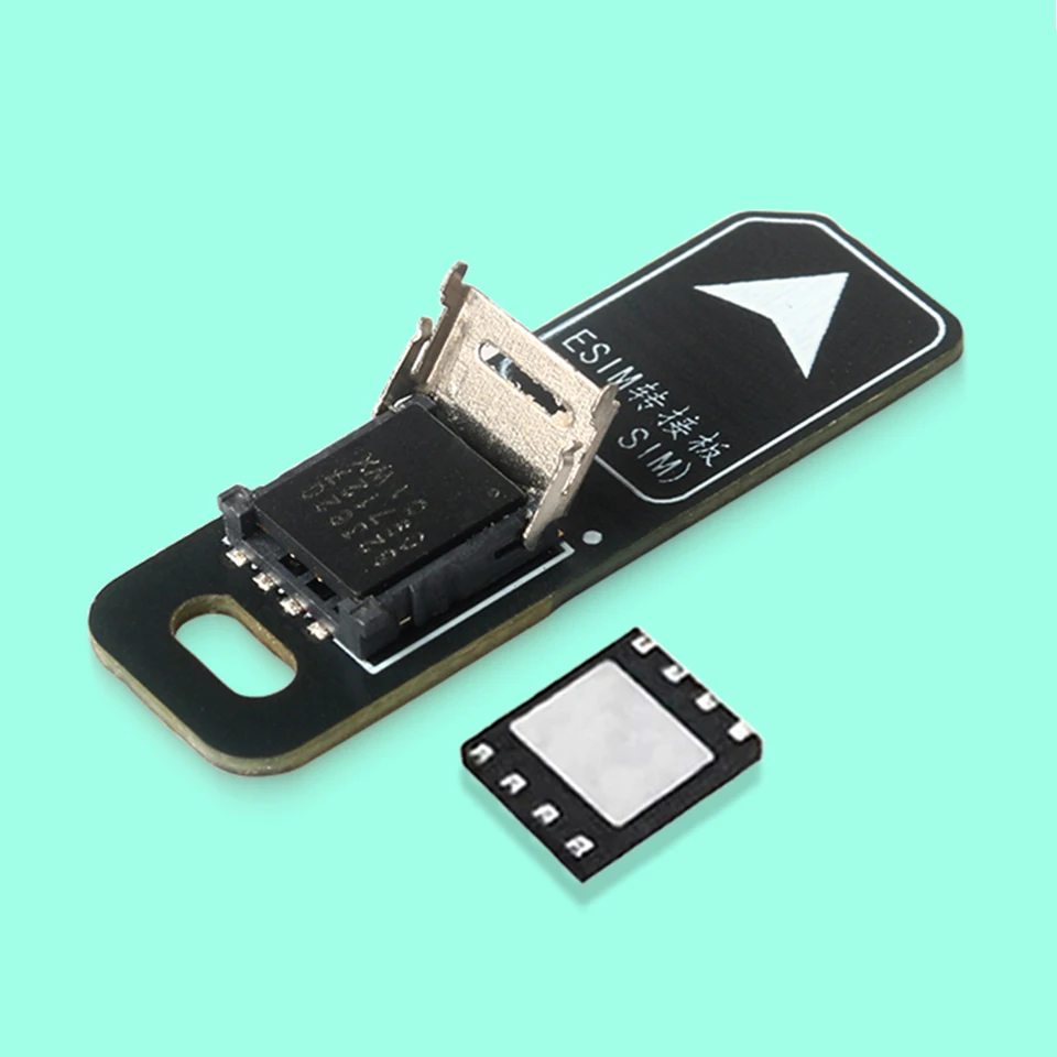 لـ ESIM إلى نانو SIM، لوحة تحويل محول بطاقة ESIM، اختبار مختبر ESIM، كابل بدون لحام لرقائق 5*6 مم