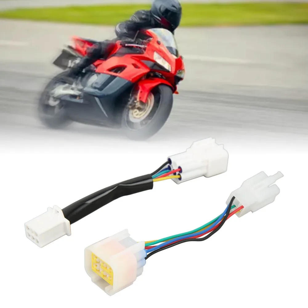 2PCS Electric Motorcycle Hall Adapter IP67 Waterproof Sensitive High Efficiency Controller Adapter