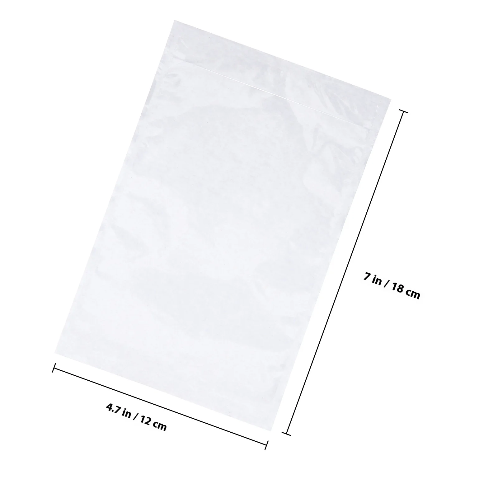 100Pcs Clear Label Pouches Self Adhesive Shipping Label Bags Waterproof for Efficient Small Business
