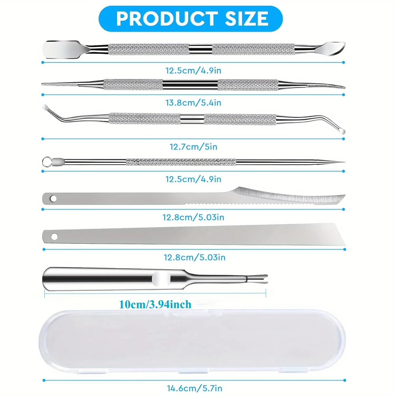 แฟ้มเล็บเท้าคุดและชุด Lifters,ไฟล์ปลอดภัย Pedicure เครื่องมือสําหรับเล็บ Treatment & Pain Relief, ภายใต้เล็บทําความสะอาด Pedicure เครื่องมือ