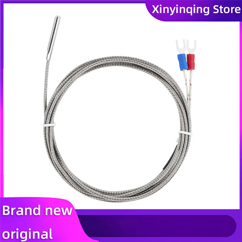K E PT100 type 1/2/3/4/5M thermocouple thermal resistance probe temperature sensor needle temperature controller waterproof