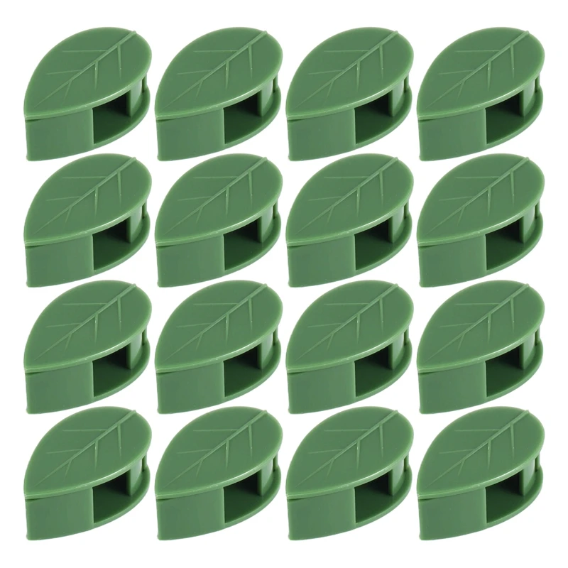 M11K-50PCS Garden Plant Clips,Plants Climbing Wall Support Snap Fixture Clips Self-Adhesive Fixer Sticky Hook