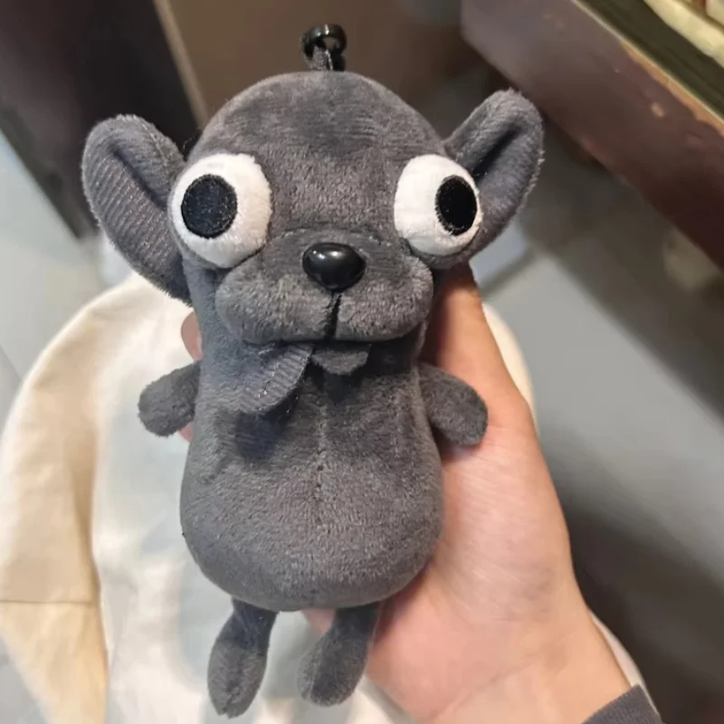 

Милый очаровательный брелок для щенка, уникальный мягкий универсальный реалистичный забавный креативный брелок для сумки, которые стоит есть черный, белый цвет, украшение для друга