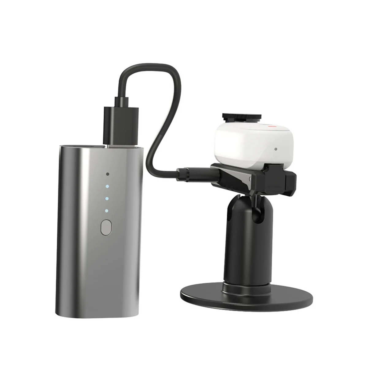 新しい調整可能なクイックリリース USB Type-C 充電磁気ピボットスタンドマウントブラケット Insta360 GO 3 カメラ用