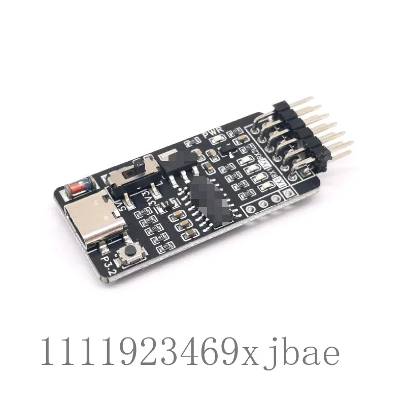 Type-C Dual Serial Port TTL Communication Module Free Driver Automatic Download Circuit Board For Microcontroller Debugging