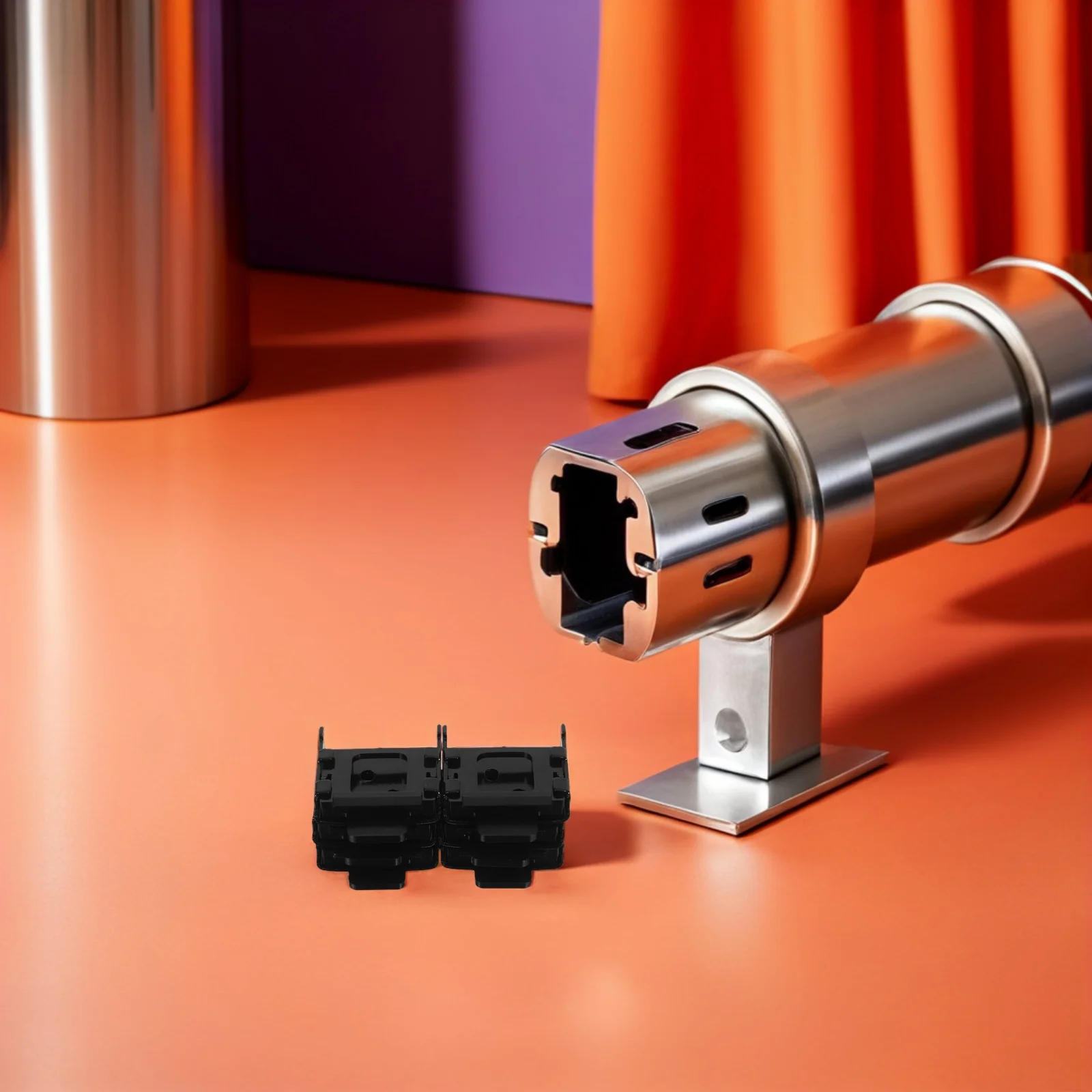 6 قطعة الستائر الدوارة تصاعد بين قوسين استبدال نهاية تركيبات ل العمودي الروماني البندقية ظلال العالمي صالح نافذة أعمى