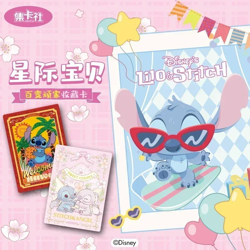 Genuine Lilo Stitch Card Variety Player Pink SEC Fantasy Card Disney Series  Anime Characters Collectible Cards Toy Gift