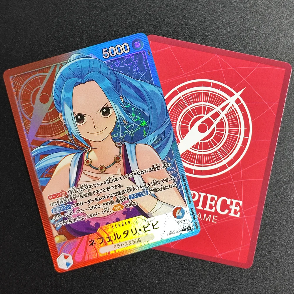 Proxy ONE PIECE CARD Jewelry Bonney EB04-001 L Egghead Crisis Nefeltari Vivi EB03-001 L  Collection Anime Game Cards