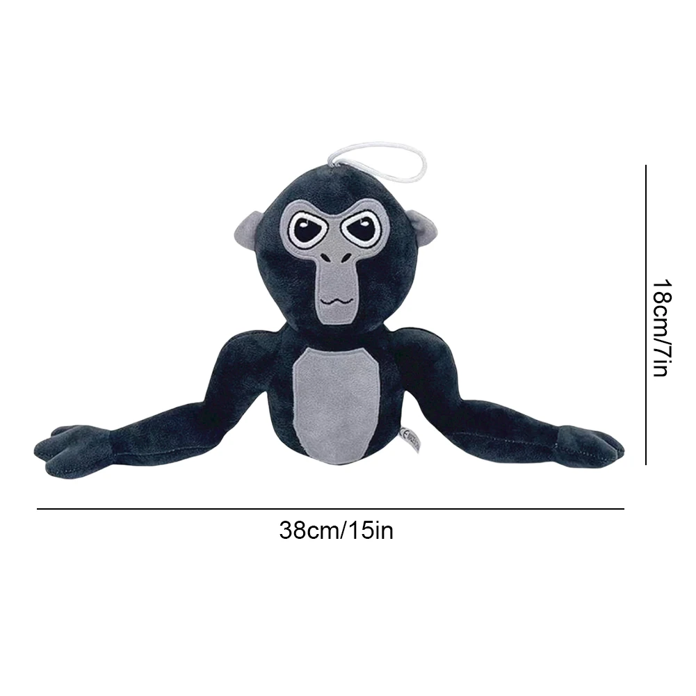 Gorilhas brinquedo de pelúcia jogo periférico pelúcia animal plushies brinquedo boneca de pelúcia presente de aniversário para crianças meninos meninas