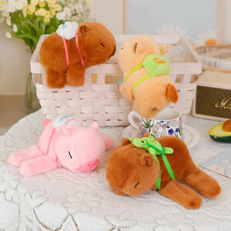 Capybara Plush Doll Clap Circle Toys Slap Snap Wrap Wristband Bracelet Fluffty Animal Pig Panda Hand Ring Fun Circles Kids Gift