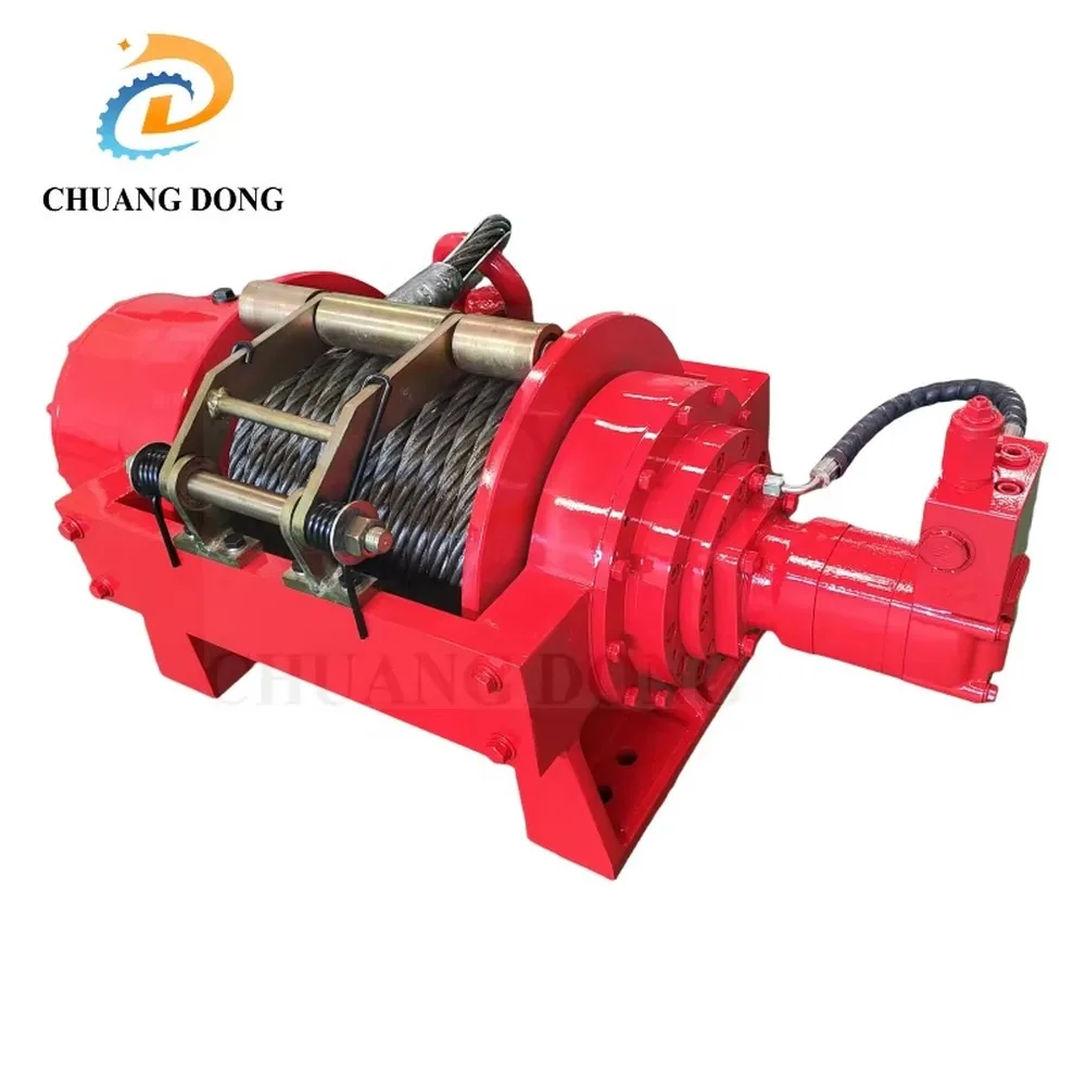 Road Wreckers Trailers & Vehicle Recovery Hydraulic Winch 10T/13T/15T/20T/25T/30T/40 Ton With Steel Cable Towing Winches