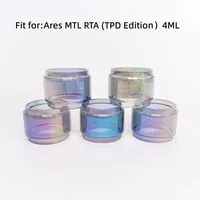 3 PCS Semirainbow Bubble Glass Tube For Innokin Ares MTL RTA (TPD Edition）4ML  Machine   Accessories