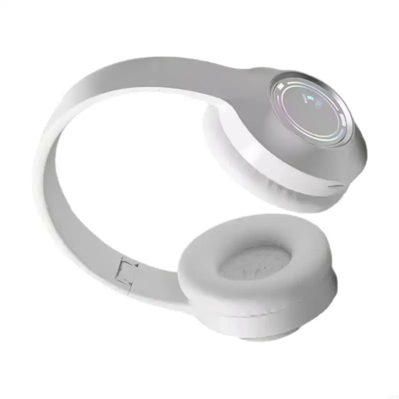 

103F Bluetooth-compatible Over-Ear Headphone with Microphone LED Light for PC