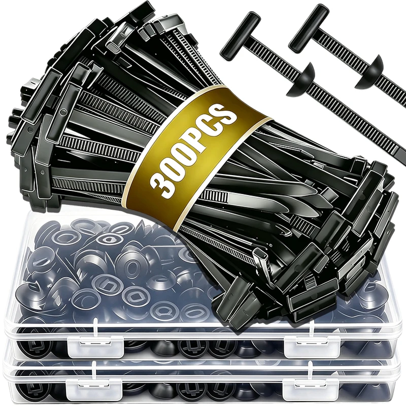 Multi-purpose Self-locking Zip Ties Nylon Cable Tie Buckle Car Daily Repair Fastening Strap Heavy Duty Wiring Fixed Ties Supply